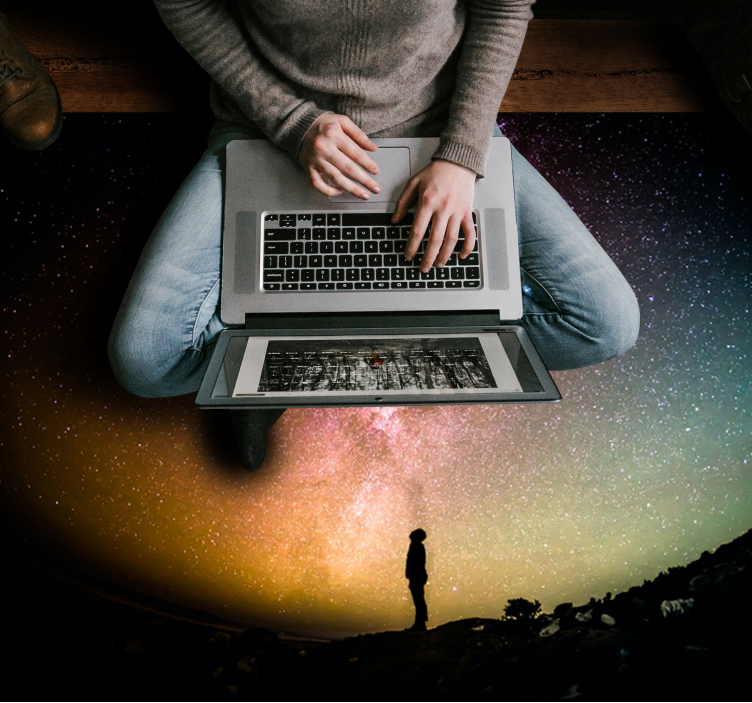 비닐 카펫 자연 천상의 풍경 - TenStickers