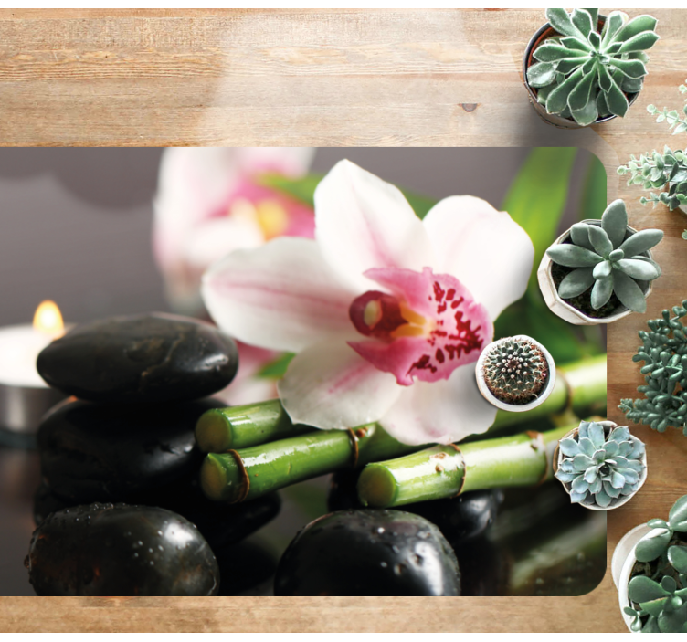 비닐 카펫 자연 오키드 세레니티 - TenStickers