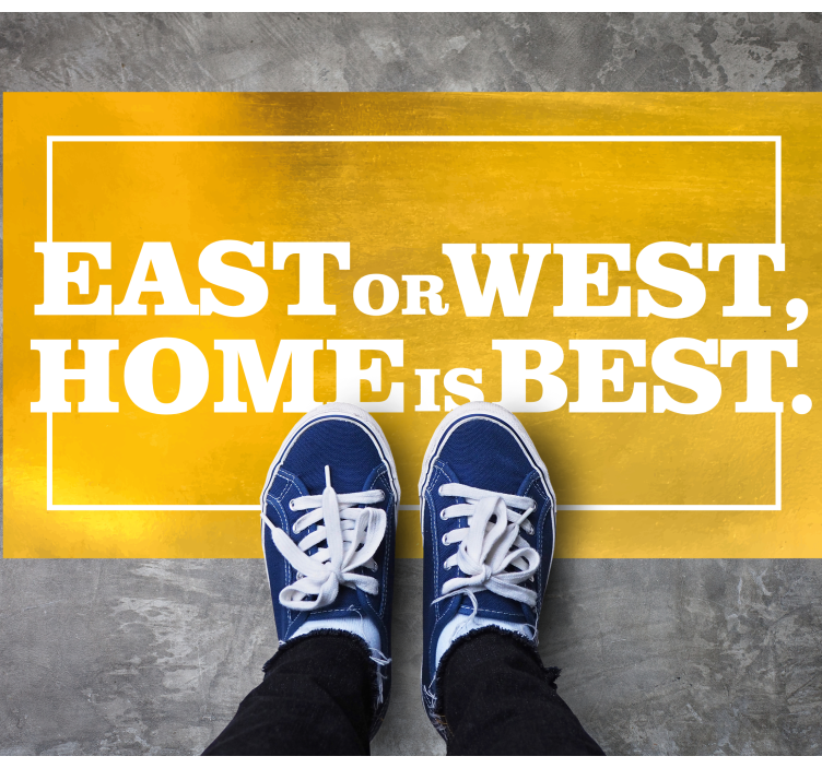 비닐 야외 카펫 집이 가장 좋다 - TenStickers