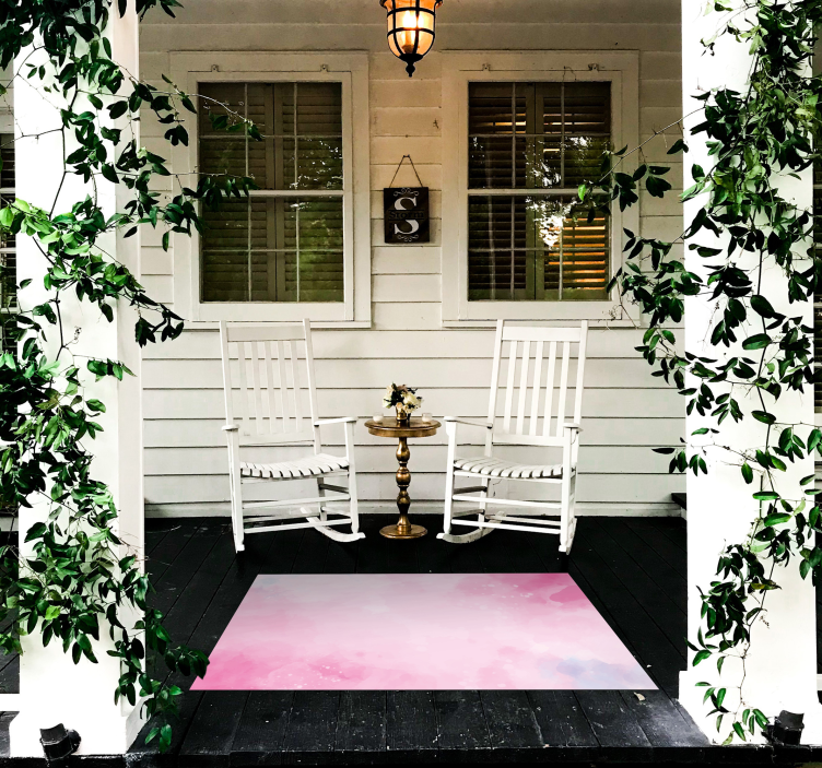 핑크 수채화 텍스처 카펫 - TenStickers