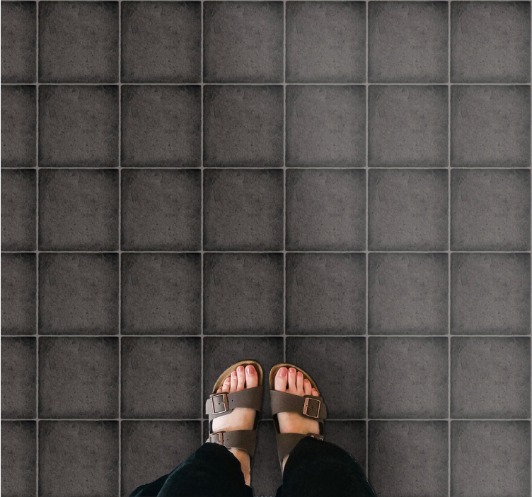 비닐 카펫 스톤 효과 슬레이트 타일 룩 - TenStickers