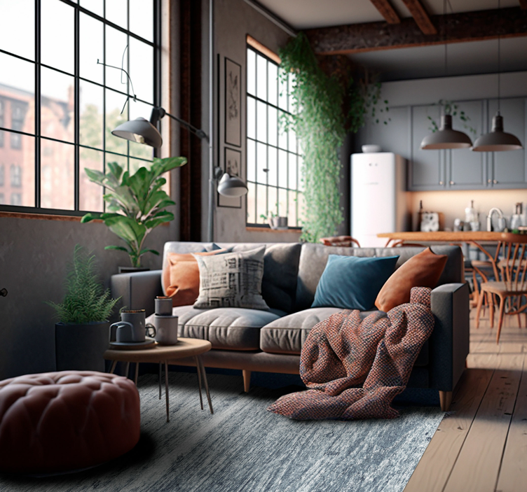 비닐 카펫 스톤 효과 이펙트 시멘트 라인 - TenStickers