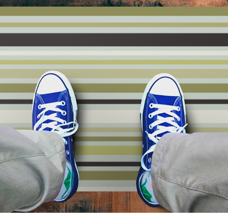 줄무늬 비닐 카펫 스트라이프 패턴 오버레이 - TenStickers