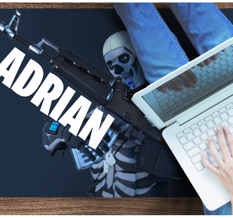 열대 효과 비닐 카펫 맞춤형 게임 스켈레톤 - TenStickers