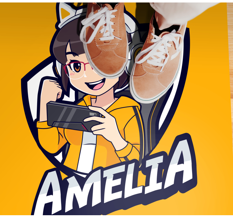 열대 효과 비닐 카펫 맞춤형 게임 초상화 - TenStickers