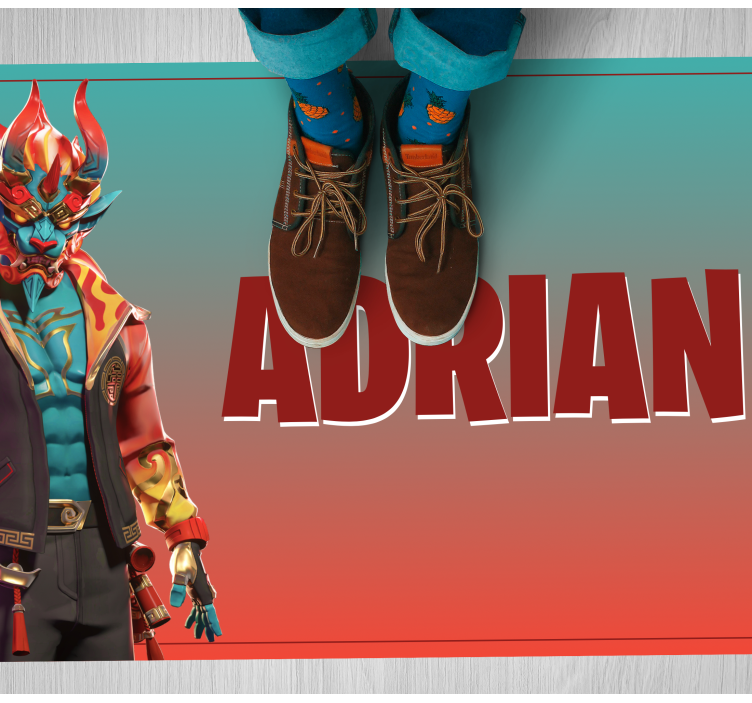 열대 효과 비닐 카펫 게임 캐릭터 이름 - TenStickers