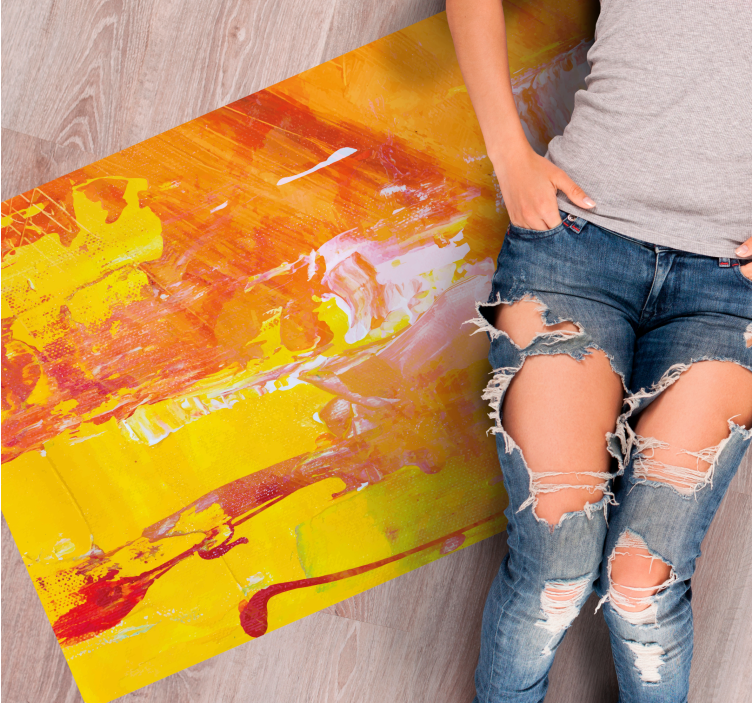 비닐 카펫 정리 추상적인 마블링 - TenStickers