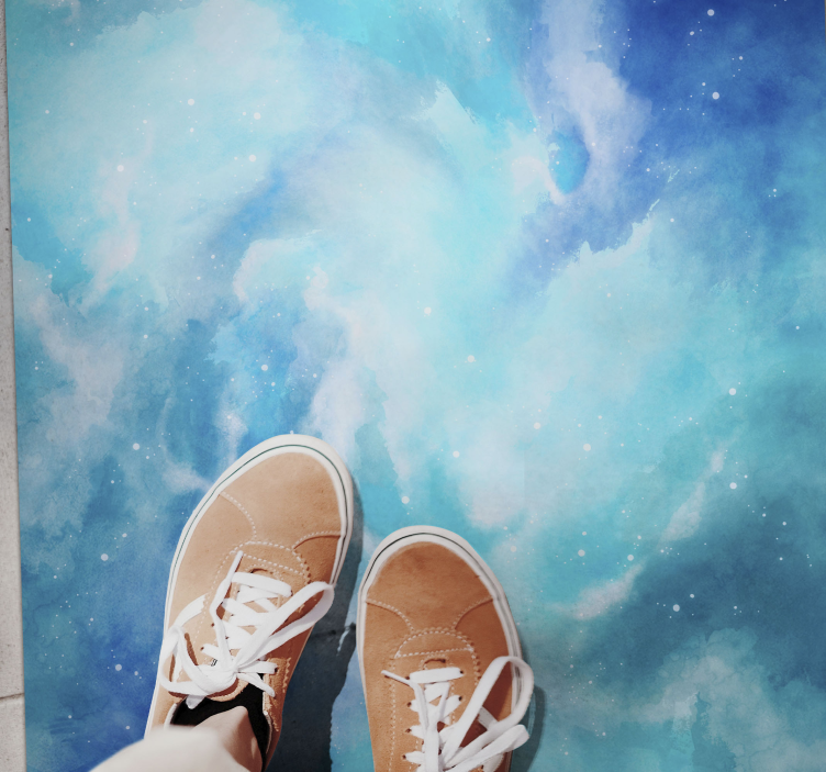 비닐 카펫 기타 텍스처 천상의 수채화 - TenStickers