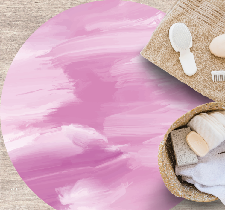 비닐 카펫 기타 텍스처 부드러운 장미 소용돌이 - TenStickers