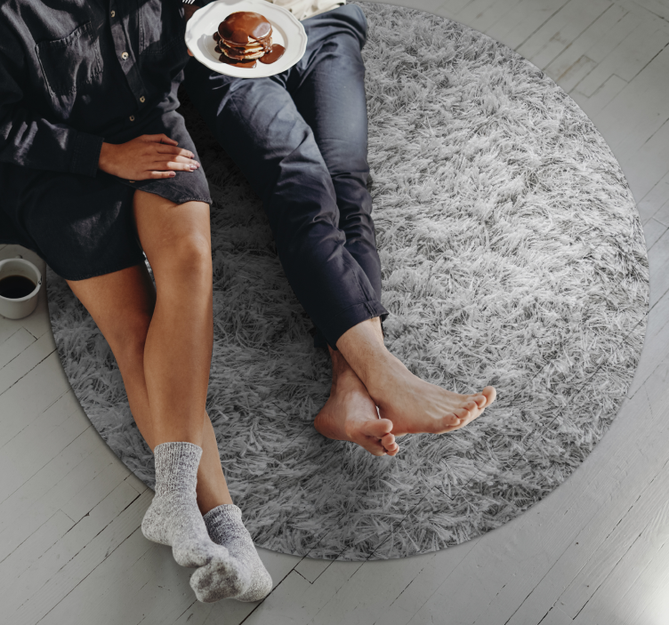 비닐 카펫 정리 덥수룩한 표면 - TenStickers