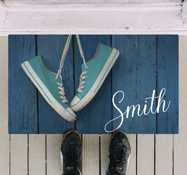 비닐 카펫 정리 운동화 개인화 - TenStickers