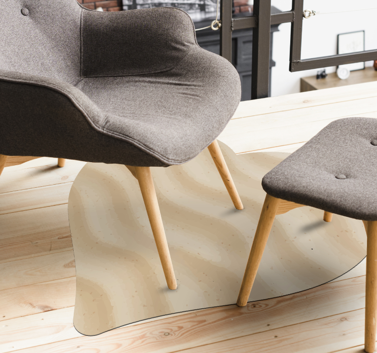 비닐 카펫 정리 물결 모양의 하트 모양 - TenStickers