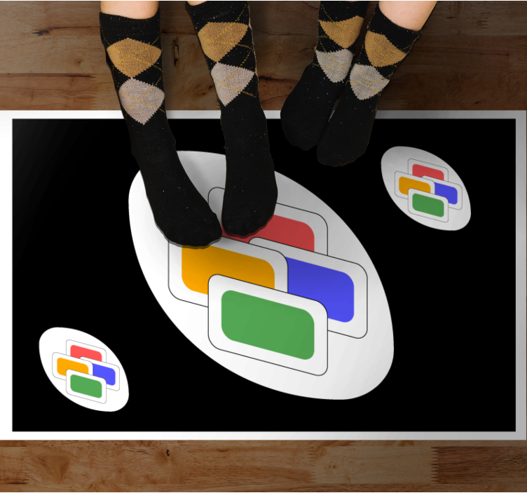 우노카드 컬러체인지 침실러그 - TenStickers