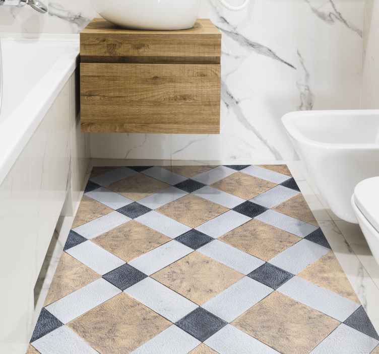 빈티지 mable 패턴 빈티지 양탄자 - TenStickers