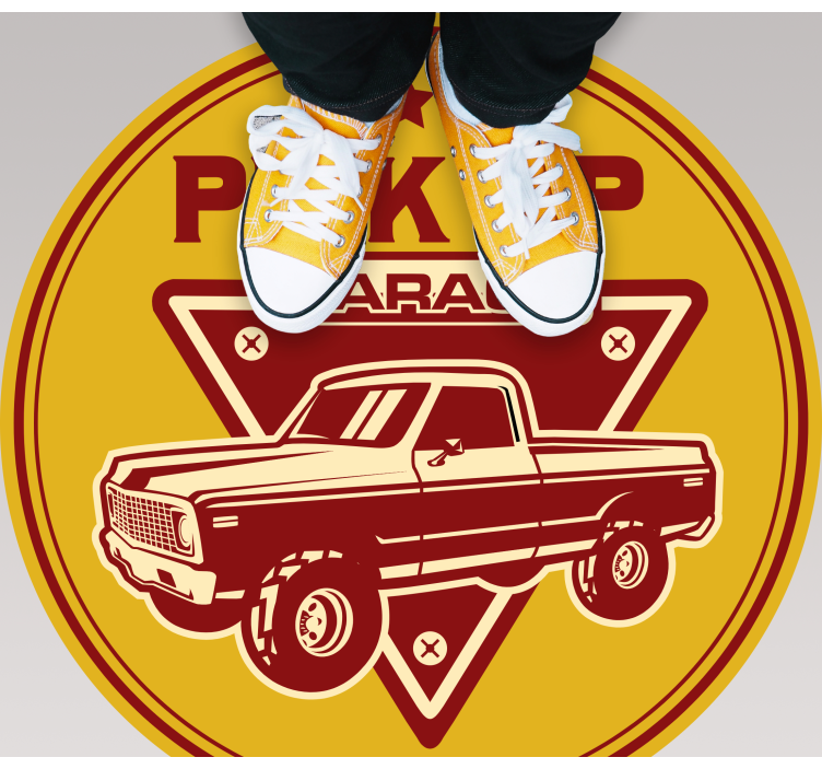 비닐 카펫 벤디미아 클래식 픽업 차고 - TenStickers