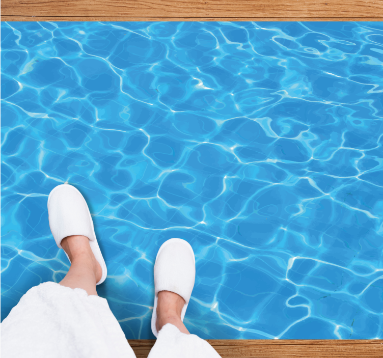 물 질감 카펫 - TenStickers