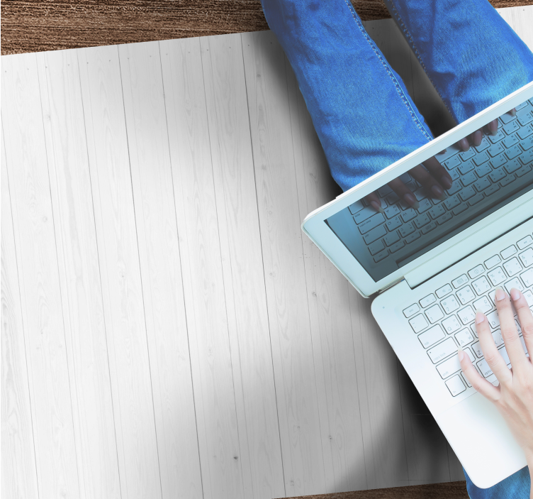 우드 효과 비닐 카펫 라이트 텍스처 - TenStickers