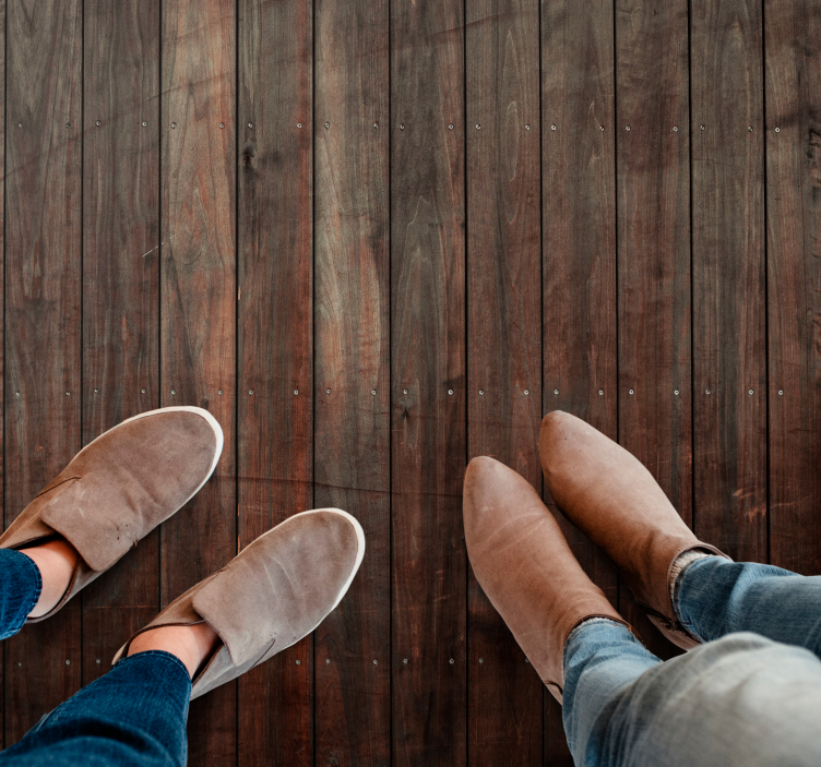 우드 효과 비닐 카펫 고급 목재 표면 - TenStickers