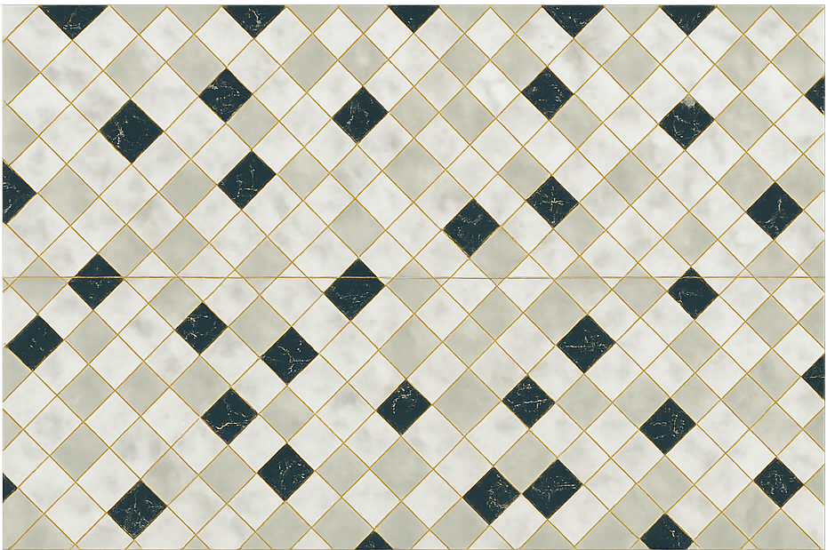 거실용 비닐 깔개 시멘트 타일 회색 톤 - TenStickers