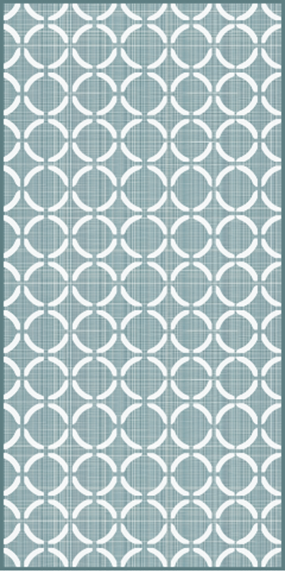 비닐 주방 카펫 올드 스타일 그린 - TenStickers