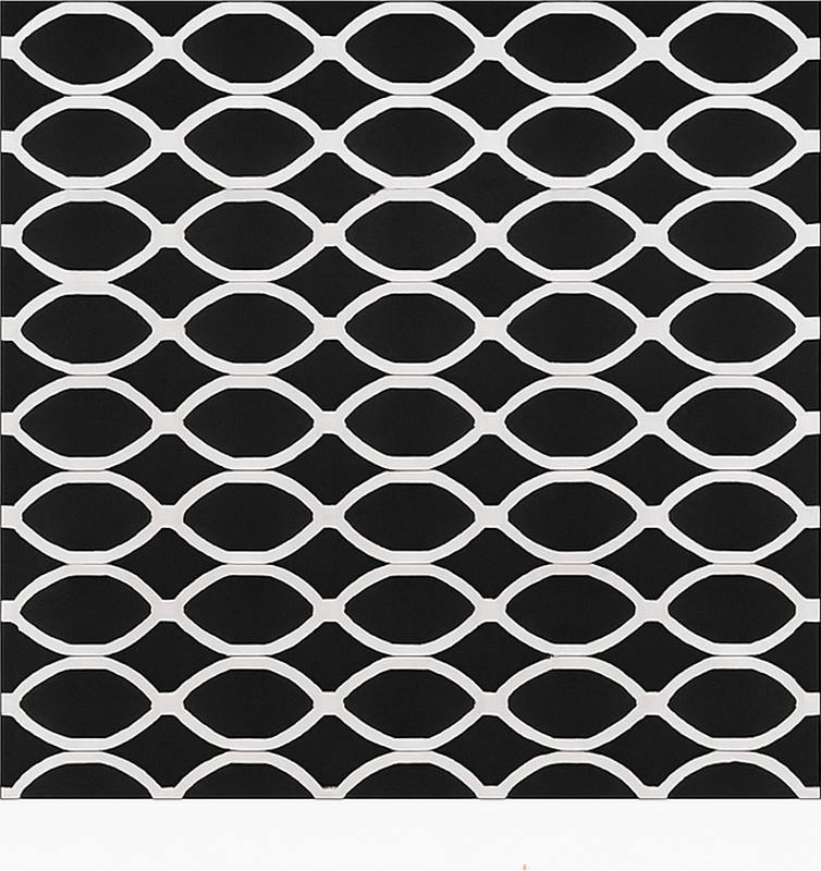 레스토랑용 비닐 카펫 단색 타원형 디자인 - TenStickers