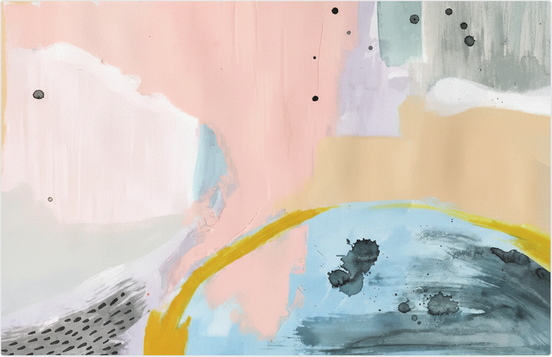 거실용 비닐 깔개 다채로운 예술 디자인 - TenStickers