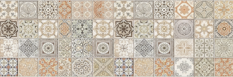 비닐 주방 카펫 빈티지 따뜻한 콜라주 - TenStickers