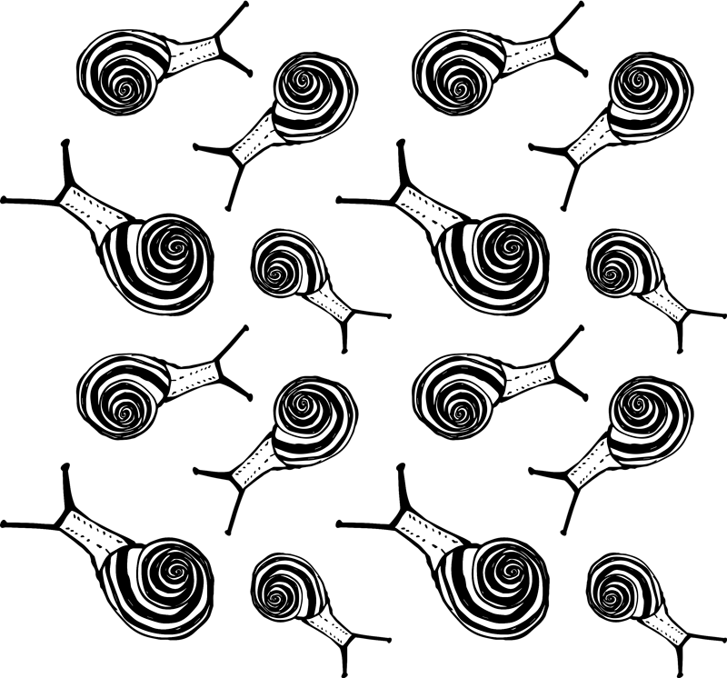 비닐 카펫 동물 달팽이 팩 - TenStickers