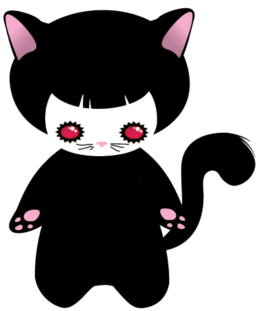 비닐 카펫 동물 아기 고양이 괴물 - TenStickers