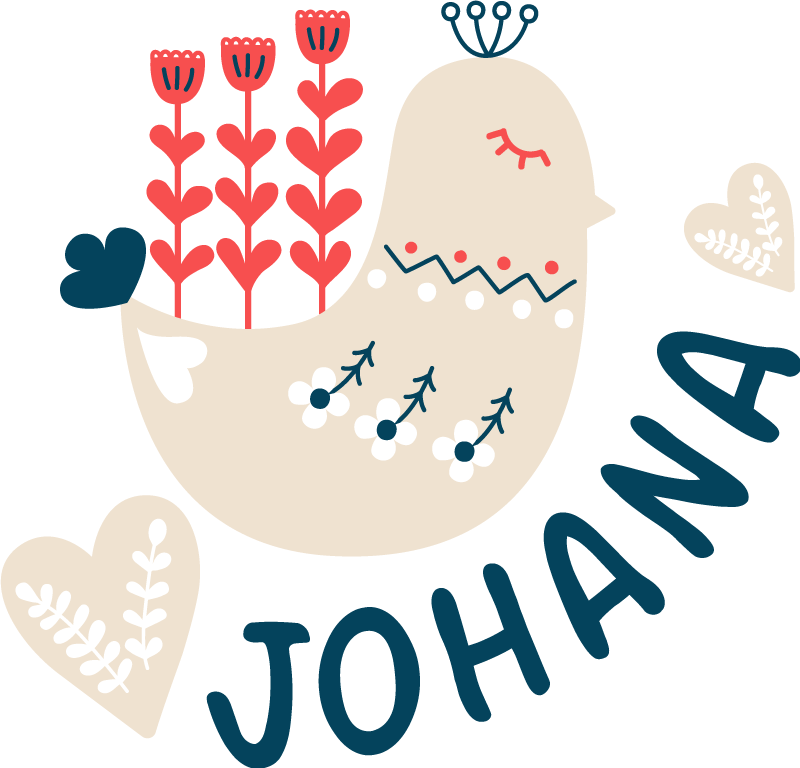 비닐 카펫 동물 북유럽 눈새 맞춤형 - TenStickers