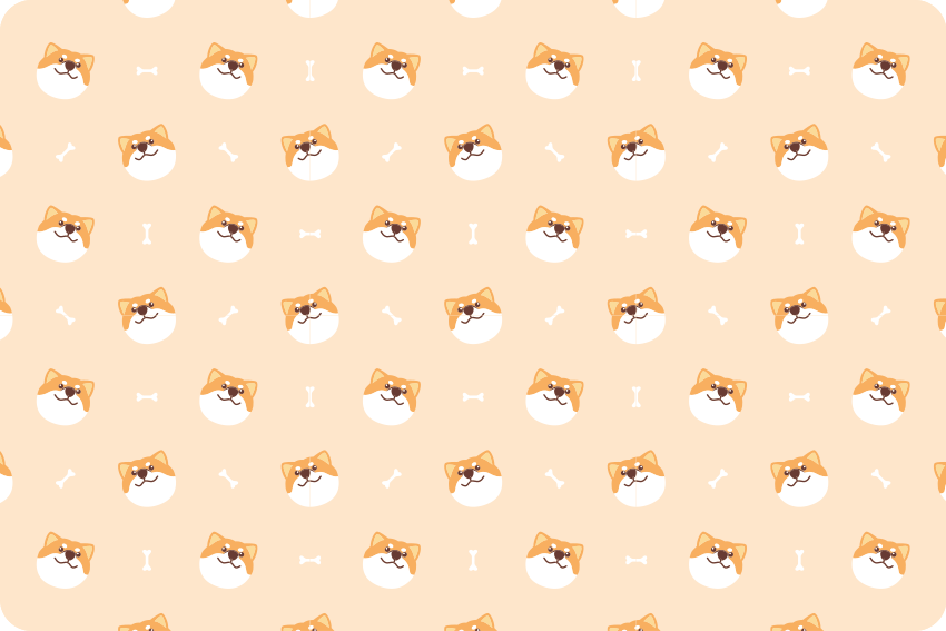 비닐 카펫 동물 귀여운 강아지 얼굴 만화 - TenStickers