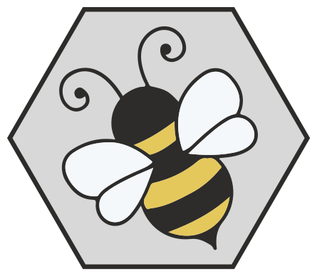 비닐 카펫 동물 벌집 디자인 - TenStickers