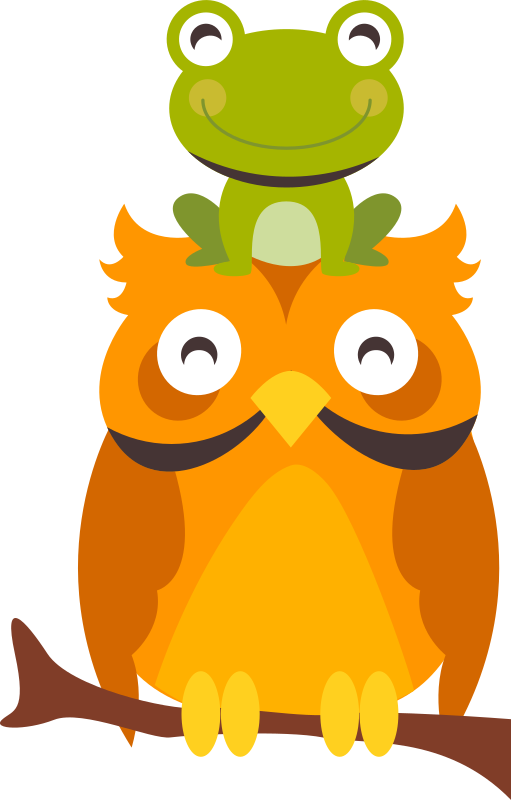 비닐 카펫 동물 - 유쾌한 동물 캐릭터 - TenStickers