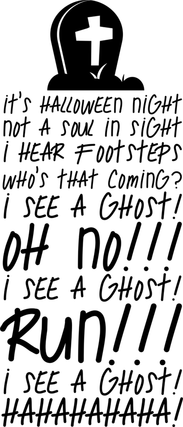 할로윈 비닐 카펫 인기 노래 - TenStickers