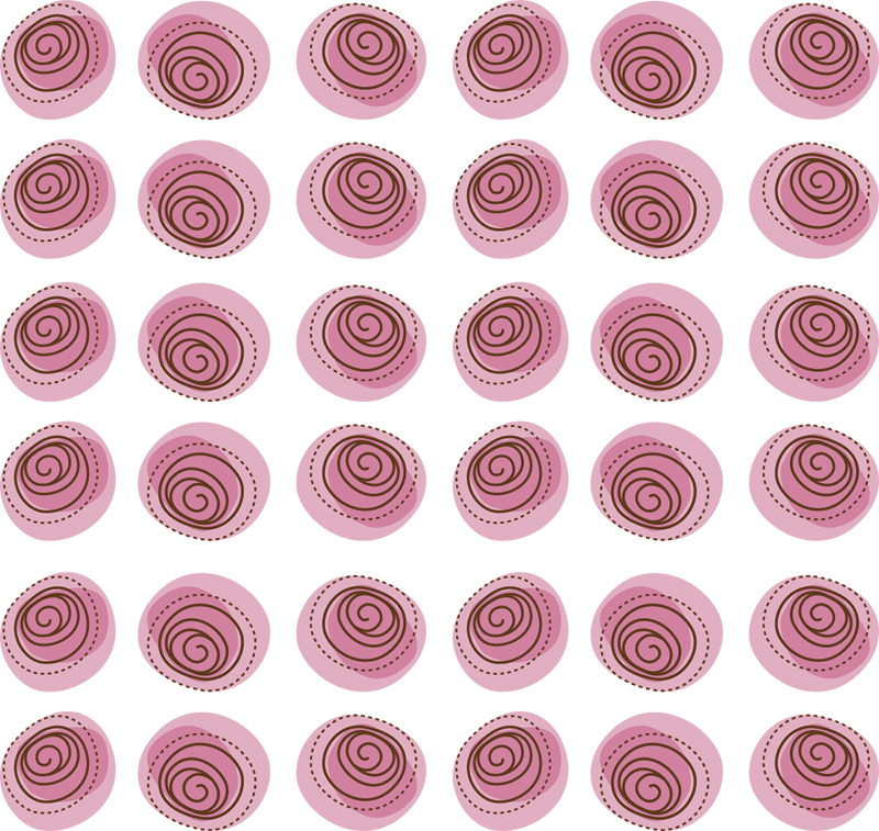 비닐 카펫 꽃과 식물 분홍 꽃 장식 - TenStickers