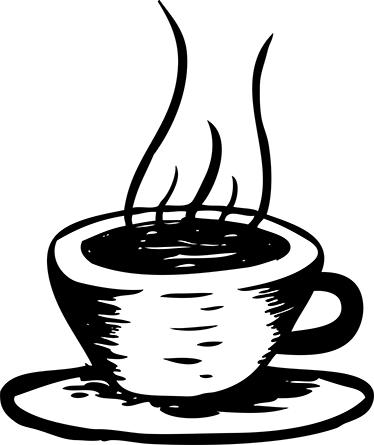 비닐 주방 카펫 밀크커피 디자인 - TenStickers