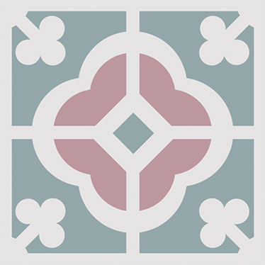 비닐 주방 카펫 플로랄 수압 타일 - TenStickers