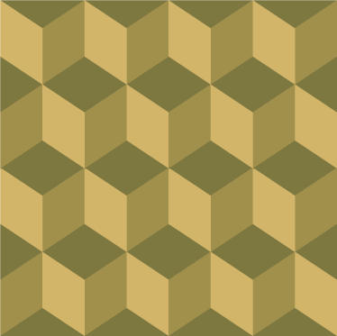 레스토랑용 비닐 카펫 베이지 3d 큐브 - TenStickers