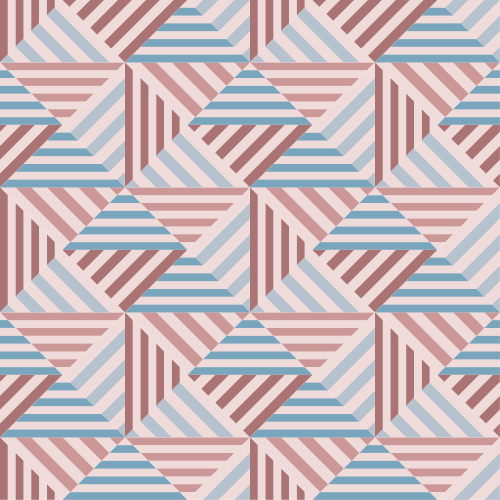 레스토랑용 비닐 카펫 추상 기하학 디자인 - TenStickers