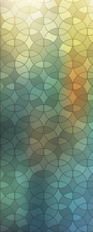 욕실용 비닐 카펫 3d 유리 효과 - TenStickers