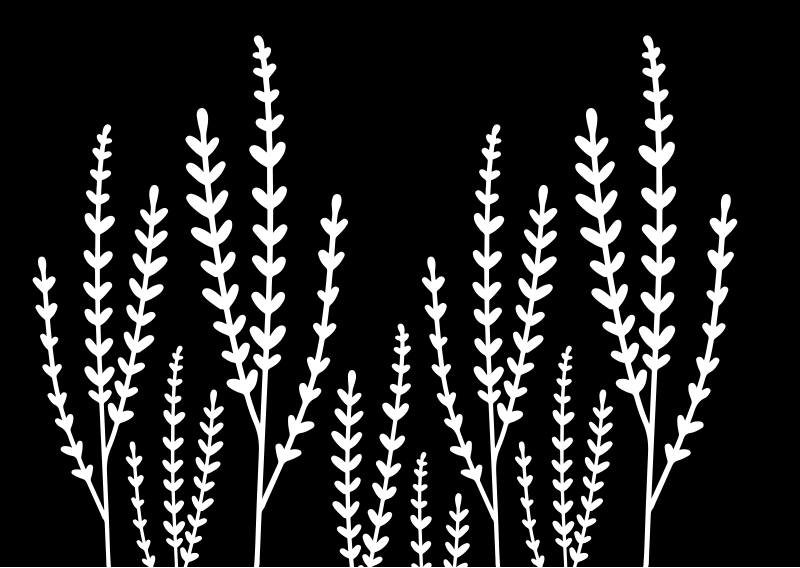 욕실용 비닐 카펫 흑백 스파이크 - TenStickers