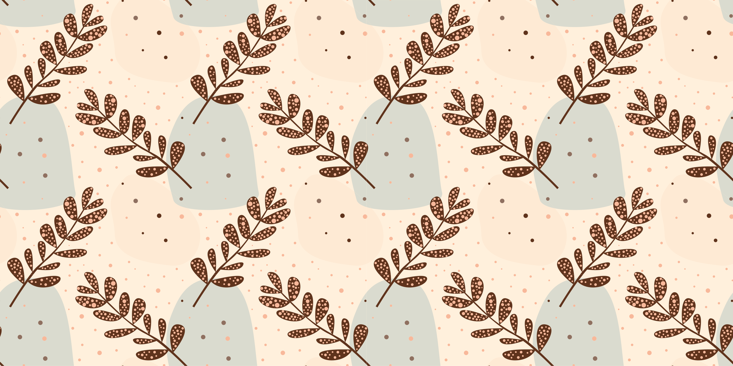 비닐 카펫 꽃과 식물 파스텔 미적 가지 - TenStickers