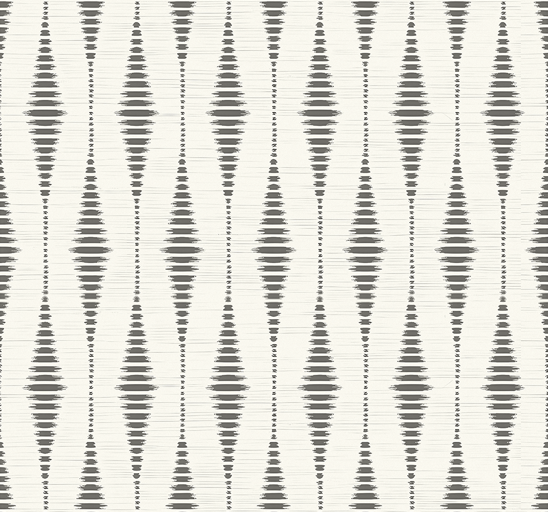 기하학적 효과 비닐 카펫 "라바울 이캇" 회색과 베이지 - TenStickers