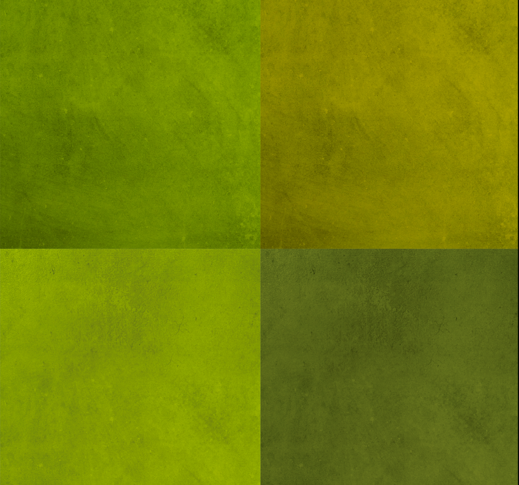 기하학적 효과 비닐 카펫 모던 그린 사각형 - TenStickers