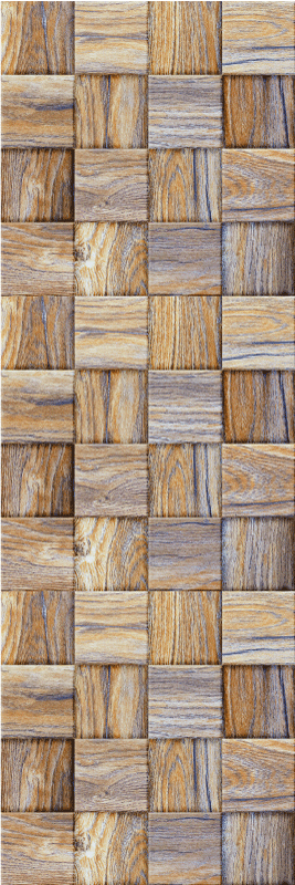 기하학적 효과 비닐 카펫 80년대 나무 모자이크 imitation - TenStickers