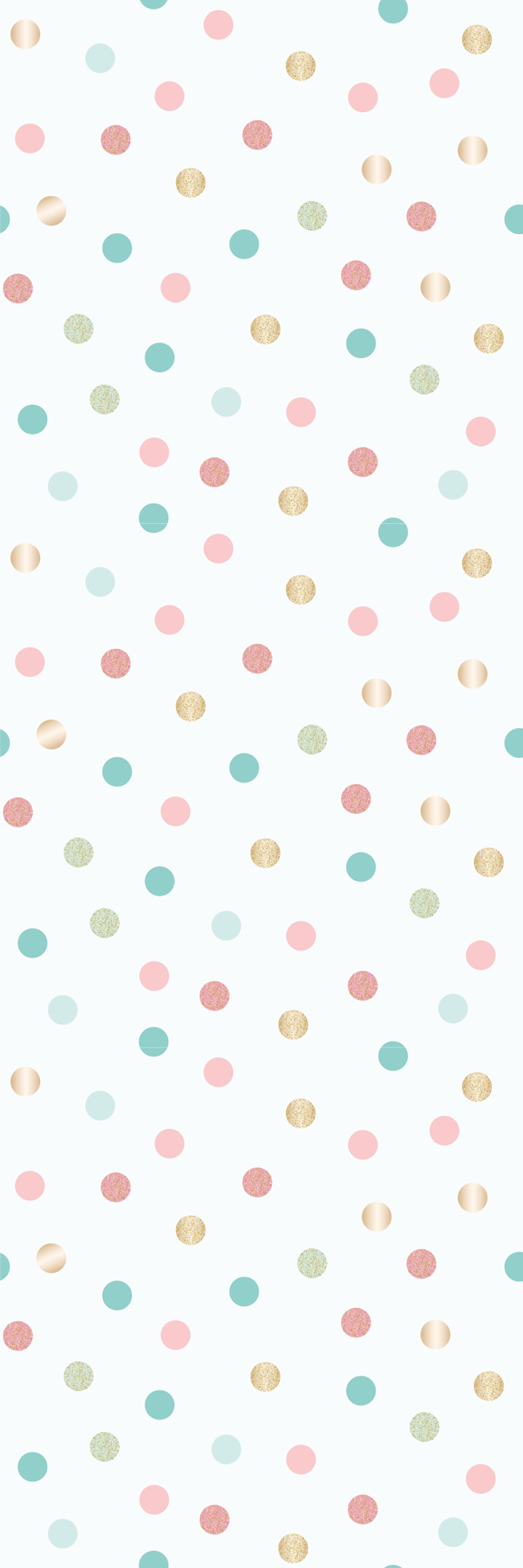 침실용 비닐 카펫 글리터 점박이 무늬 - TenStickers