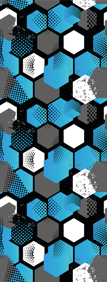 침실용 비닐 카펫 추상 그라데이션 축구 배경 - TenStickers