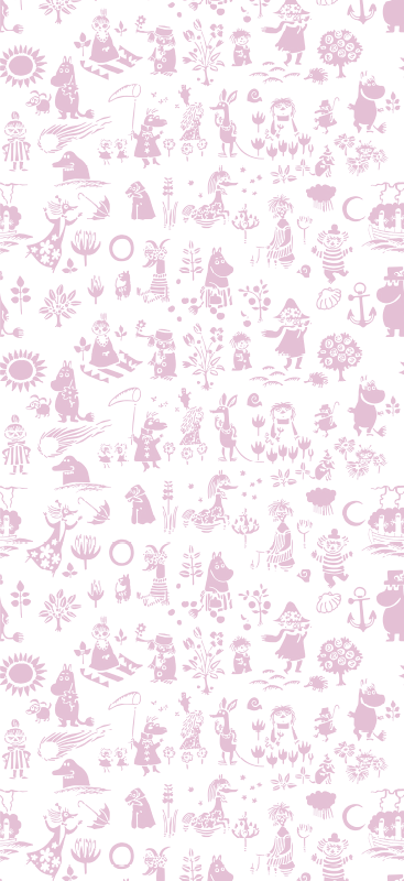 침실용 비닐 카펫 핑크 무미 - TenStickers