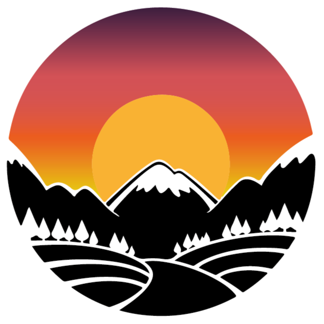 비닐 카펫 자연 산과 숲 - TenStickers