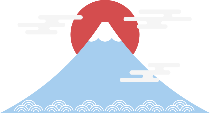 비닐 카펫 자연 아시아 스타일 산맥 - TenStickers